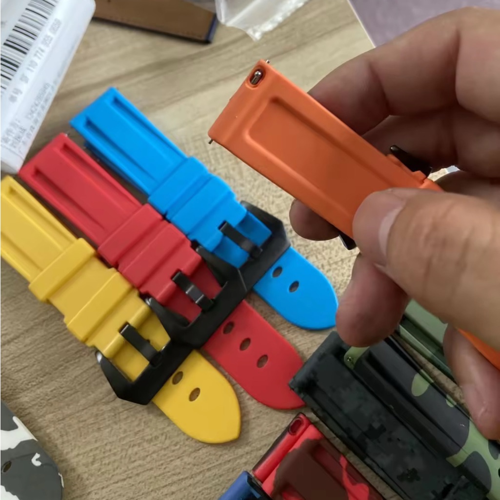 Quick Release Silicone Watch Band For Panerai Luminor Pam Fits Any 22mm Watch